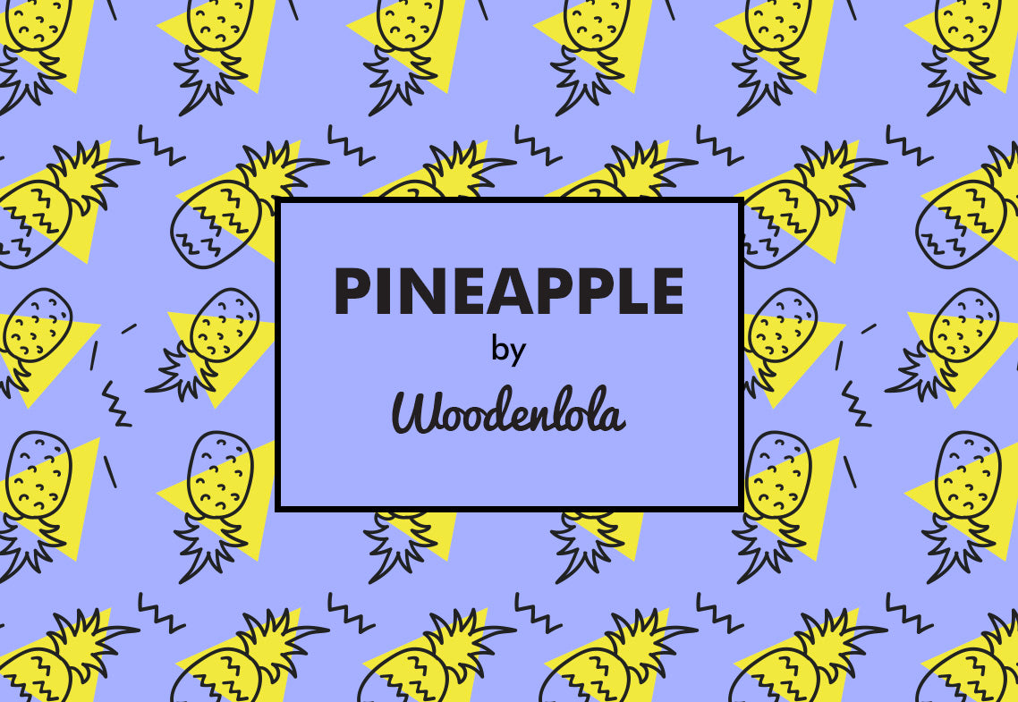 Pineapple Printed Cutlery