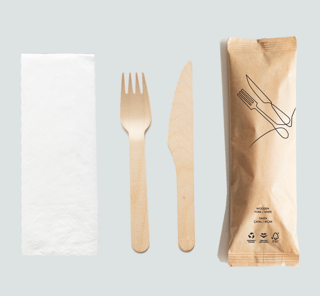 Individually Wrapped Disposable Cutlery