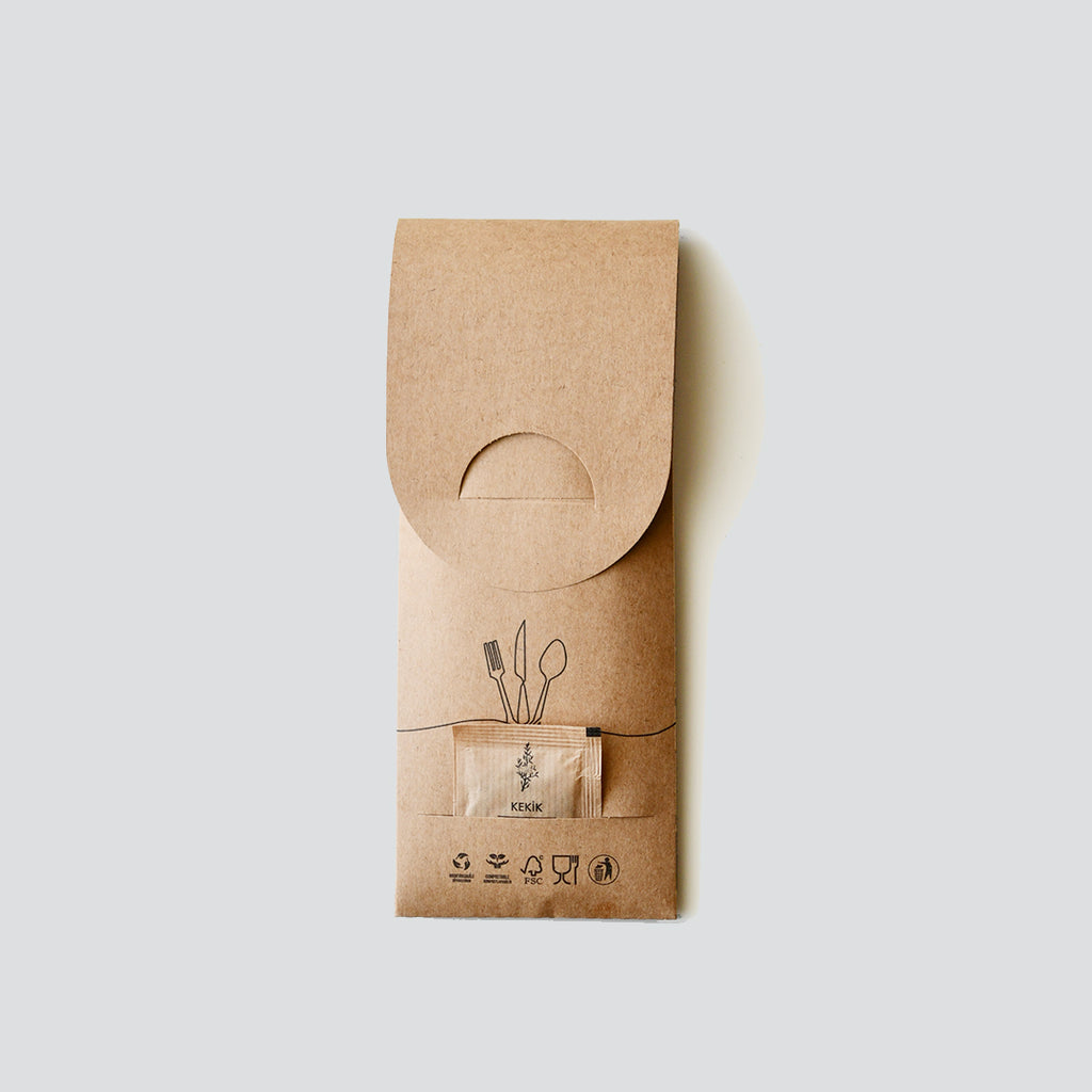 Paper Cutlery Envelope (Elegant Design)