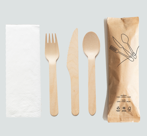 Individually Wrapped Disposable Cutlery